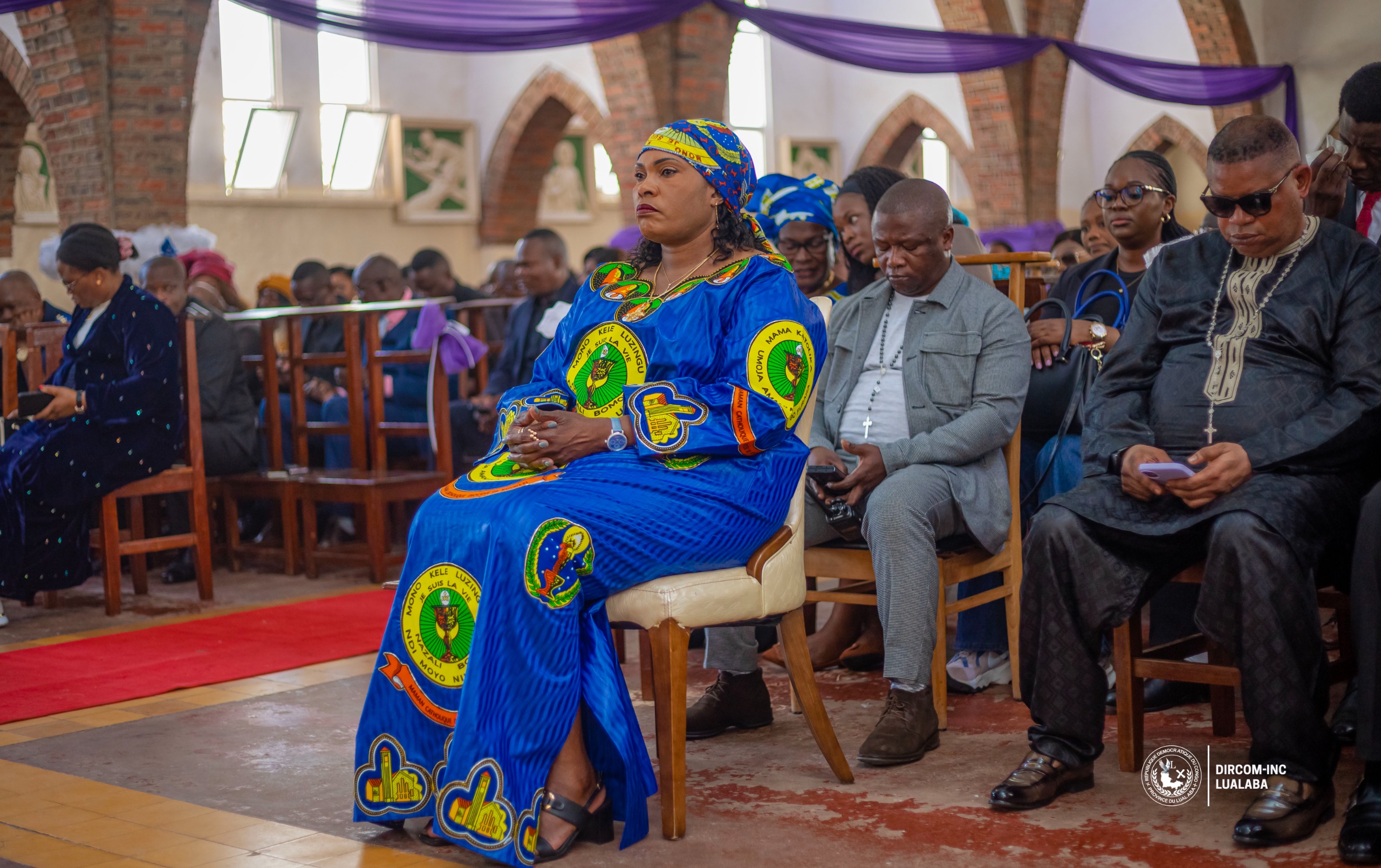 LUALABA-RELIGION :  FIFI MASUKA SAINI PARTICIPE A LA MESSE DE REQUIEM EN MEMOIRE DE PAPE FRANÇOIS